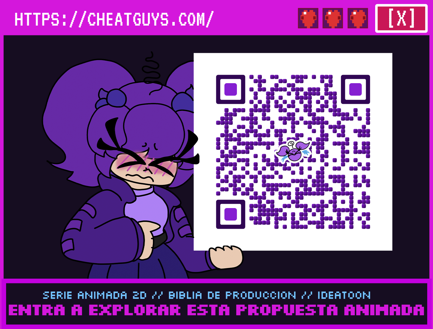 Código QR de Akane para compartir CheatGuys!